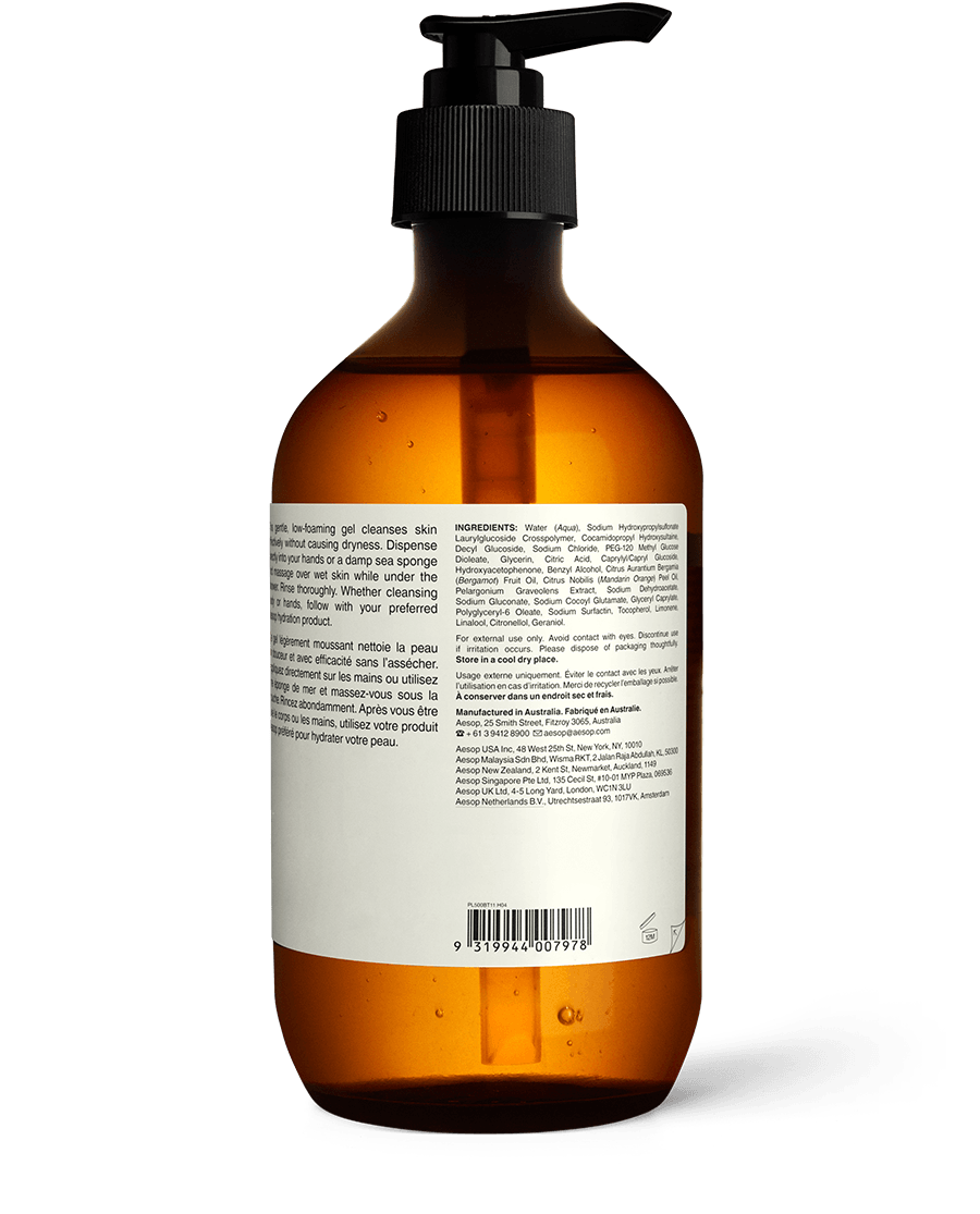 Geranium Leaf Body Cleanser