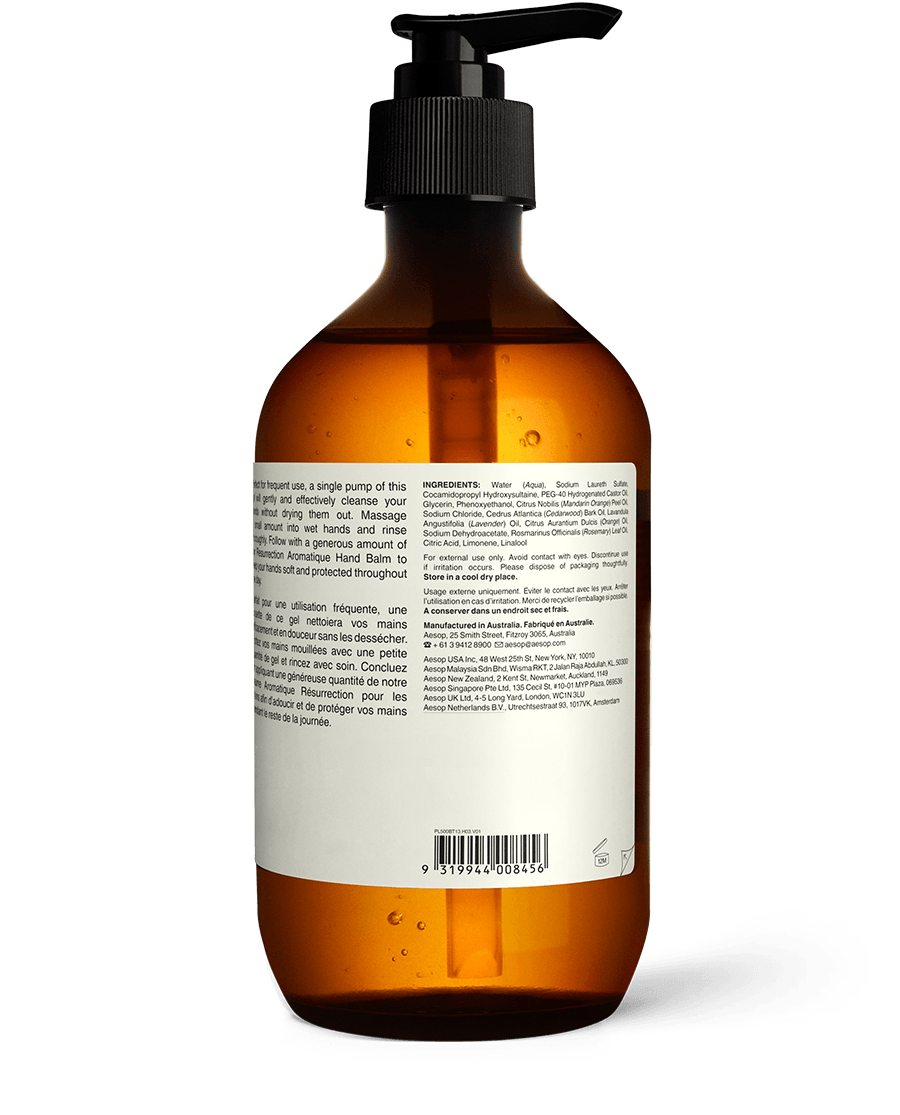Resurrection Aromatique Hand Wash